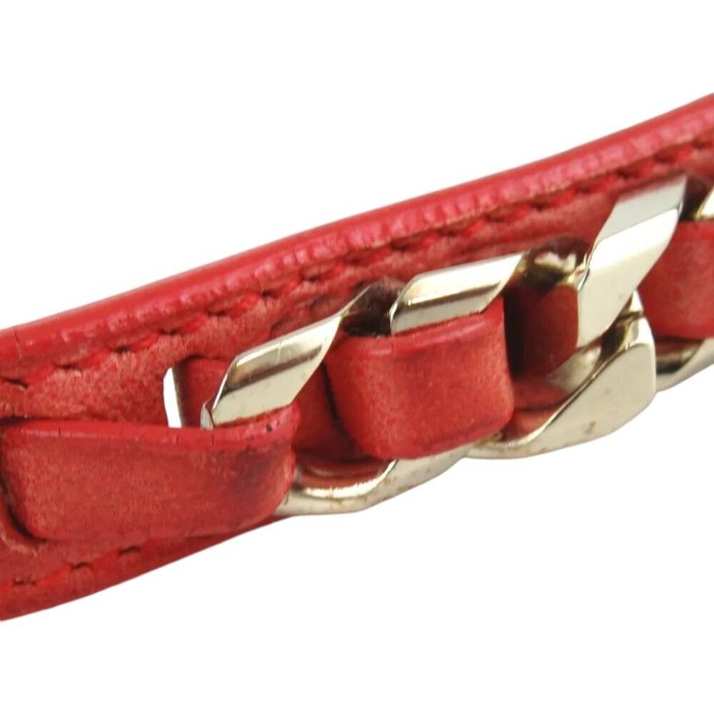 600157AR (S1) Givenchy Bracelet Red Leather - Picture 4 of 13
